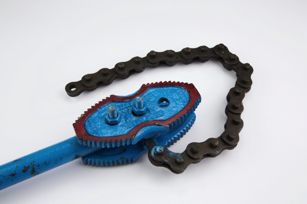 611374-WRENCH CHAIN PIPE SINGLE JAW, 25-170MM CAPACITY