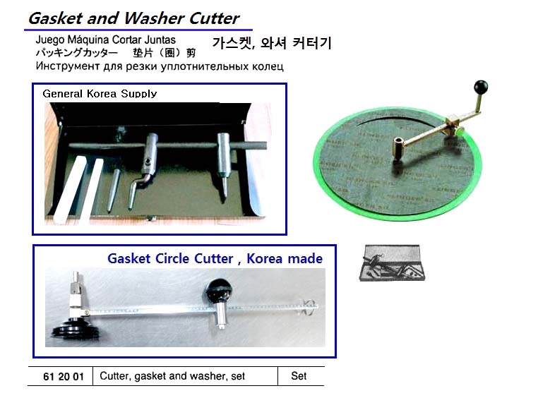 612001-CUTTER GASKET & WASHER UP TO, 600 MM