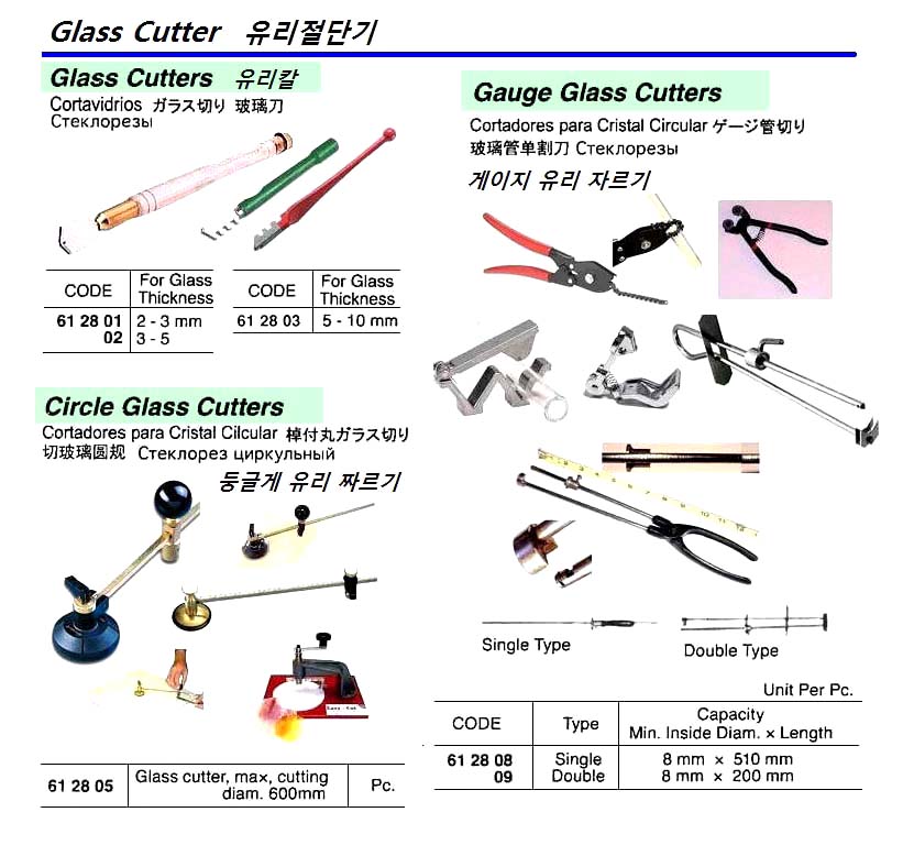 612803-CUTTER GLASS 5-10MM CAPACITY, 1/20-1/40CARAT