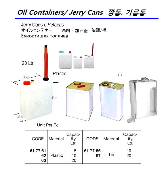 617767-CONTAINER TINNED 20LTR
