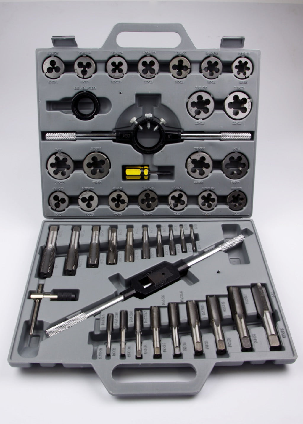 632216-SCREW PLATE SET METRIC COARSE, #M15 M6 TO M24 26PCS/SET