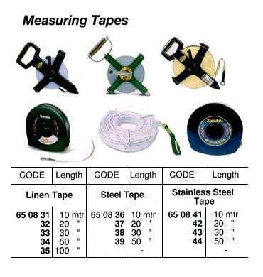 650844-TAPE MEASURING STAINLESS STEEL, WITH METAL CASE 50MTR