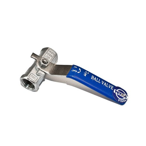 753301-VALVE BALL SUS304 REDUCED BORE, 1/4? BSPT #KR265006