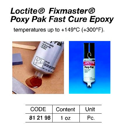 812198-FAST CURE EPOXY LOCTITE, EA9017 CLEAR 1OZ