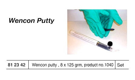 812342-WENCON PUTTY QUICK CURE #1040, 8X125GRM