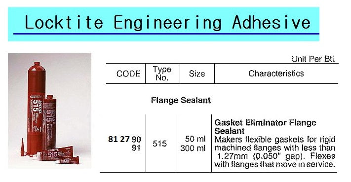 812790-GLUE FLANGE SEALANT LOCTITE, 515 GASKET ELIMINATOR 50ML