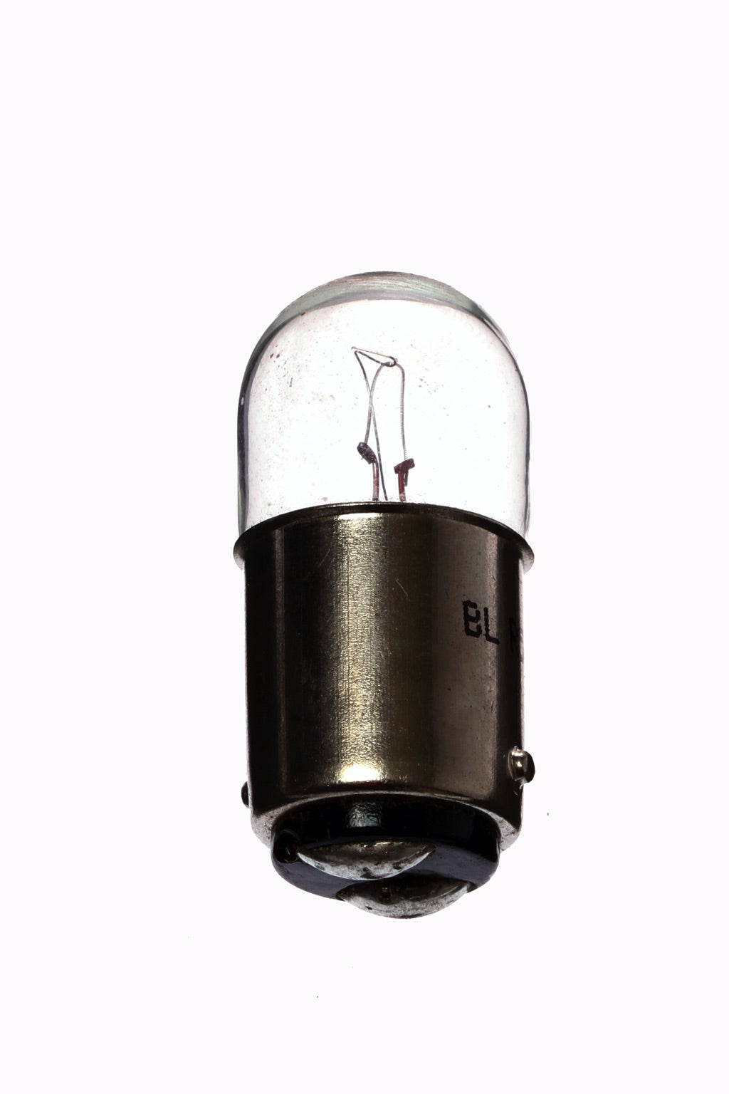 790685-LAMP PILOT GLOBULAR CLEAR, BA-15D 24V 10W 19X35MM