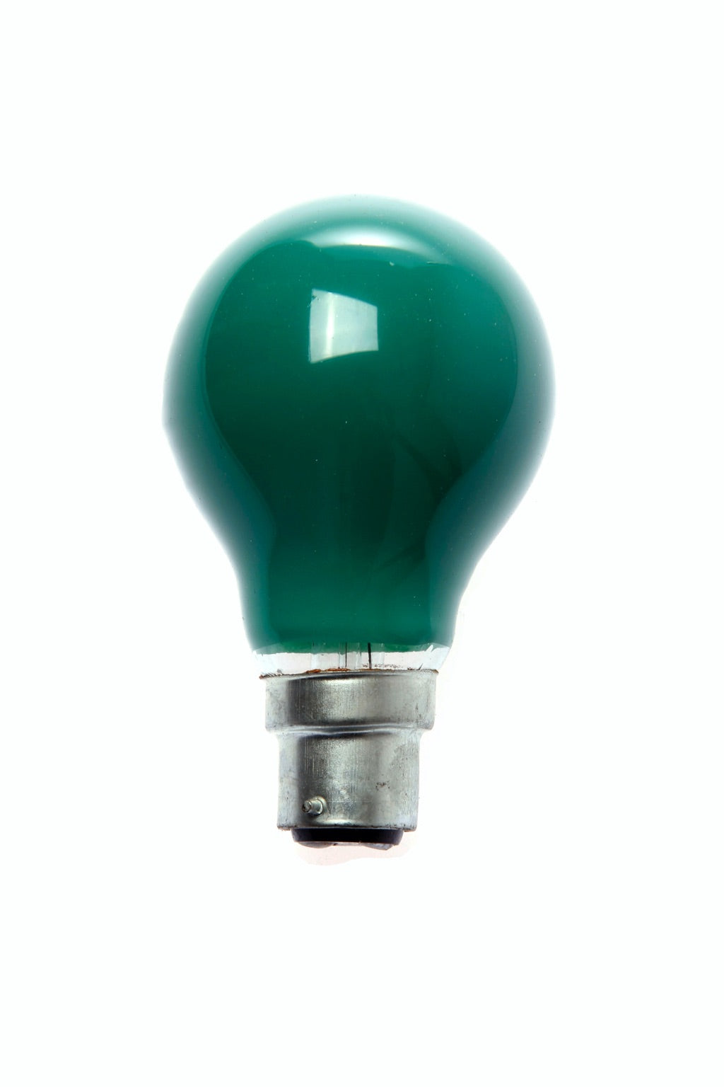 790351-LAMP COLORED B-22, 220-240V 20W GREEN