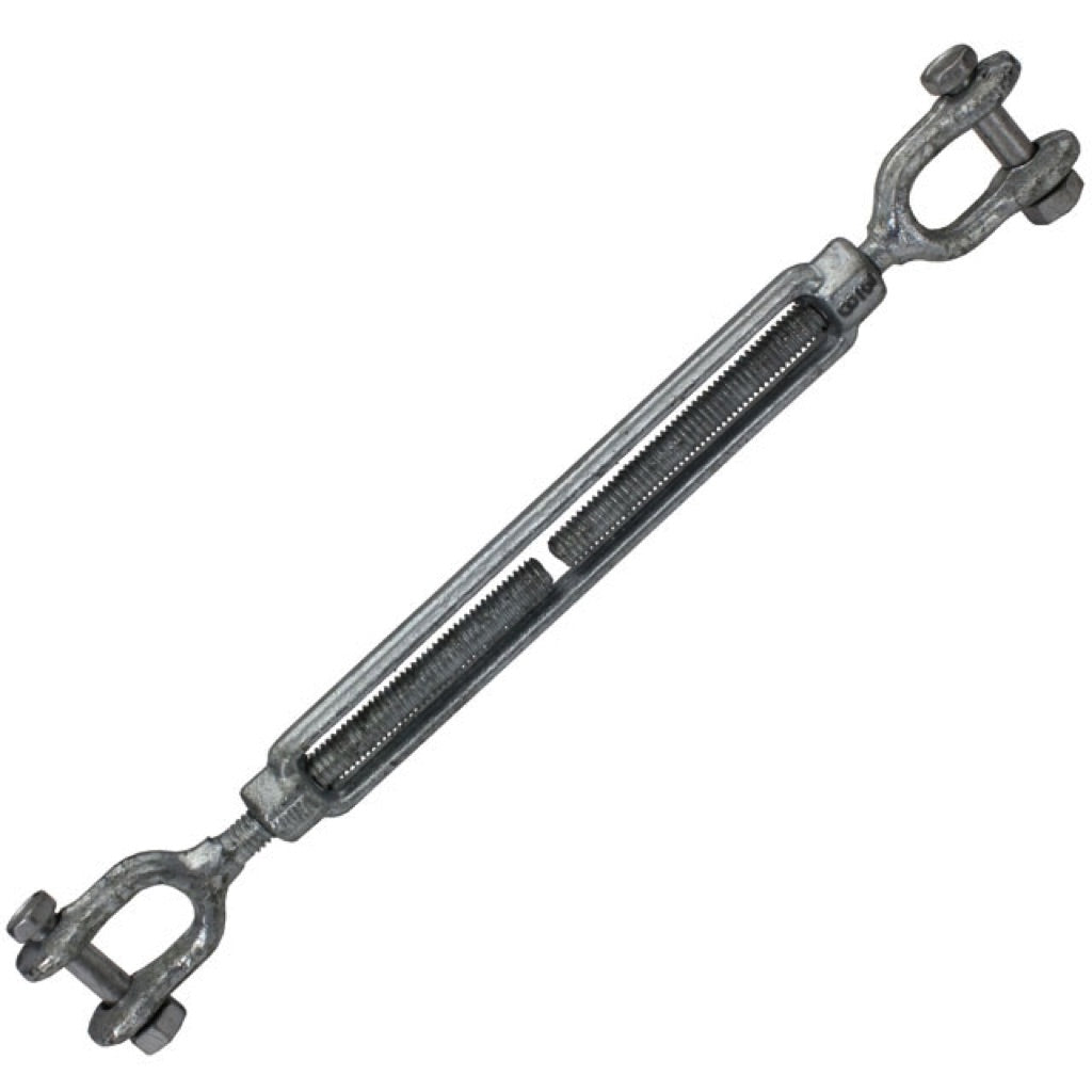 230627-TURNBUCKLE FRAME GALV JAW&JAW, 5/8X12?