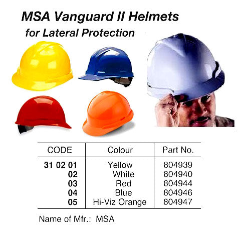 310201-HELMET SAFETY LATERAL PROTECT, POLYETHLENE YELLOW