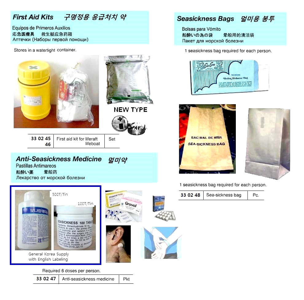 330245-FIRST AID KIT FOR LIFERAFT