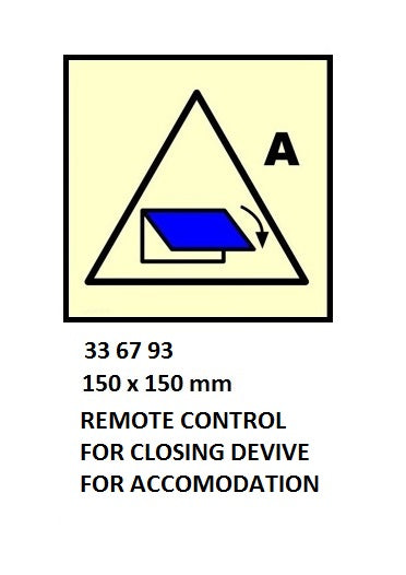 336793-FIRE CONTROL SYMBOL ISO 17631, RMT CONT?L F/CL DEVICE F/ACCOM