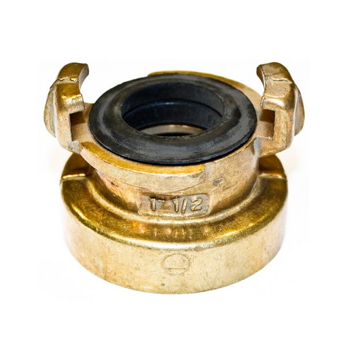 351108-ADAPTER WATER HOSE BRASS, LUG 40MM 1/4? BSP FEMALE