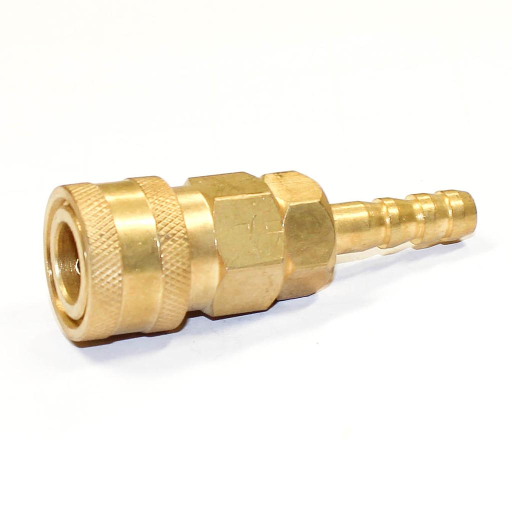 351211-COUPLER QUICK-CONNECT BRASS, 20SH 1/4?