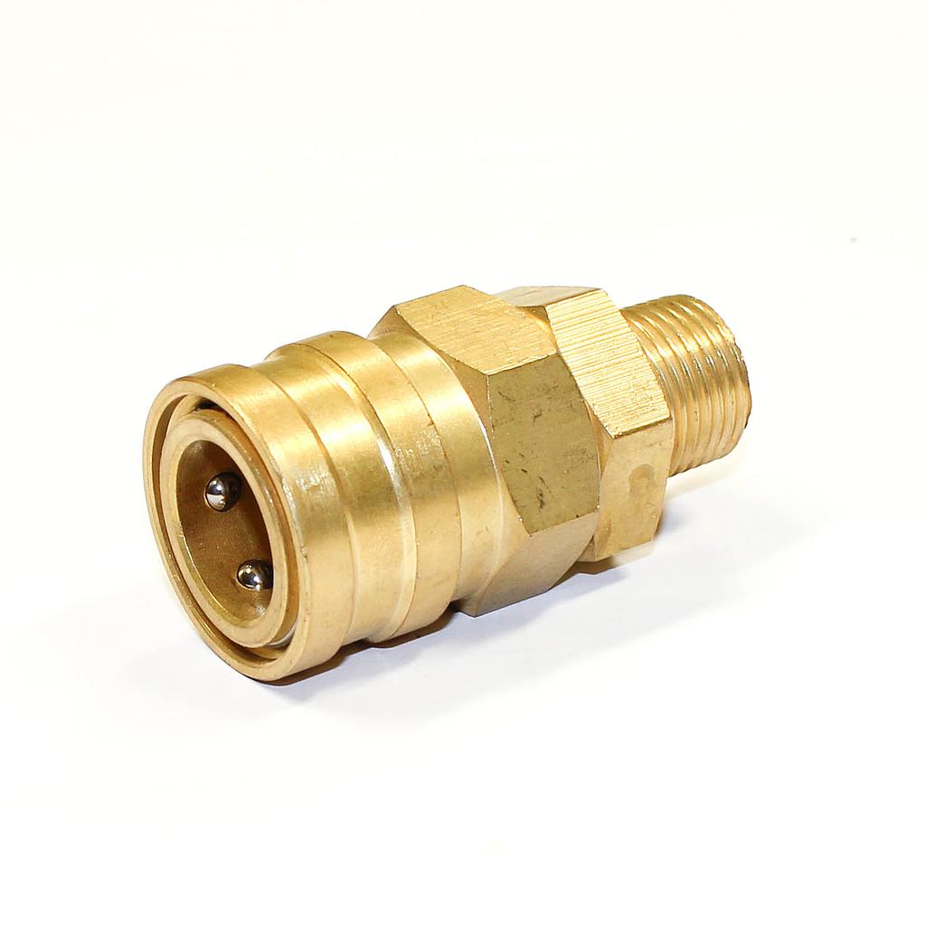 351315-COUPLER QUICK-CONNECT BRASS, 400SM R-1/2