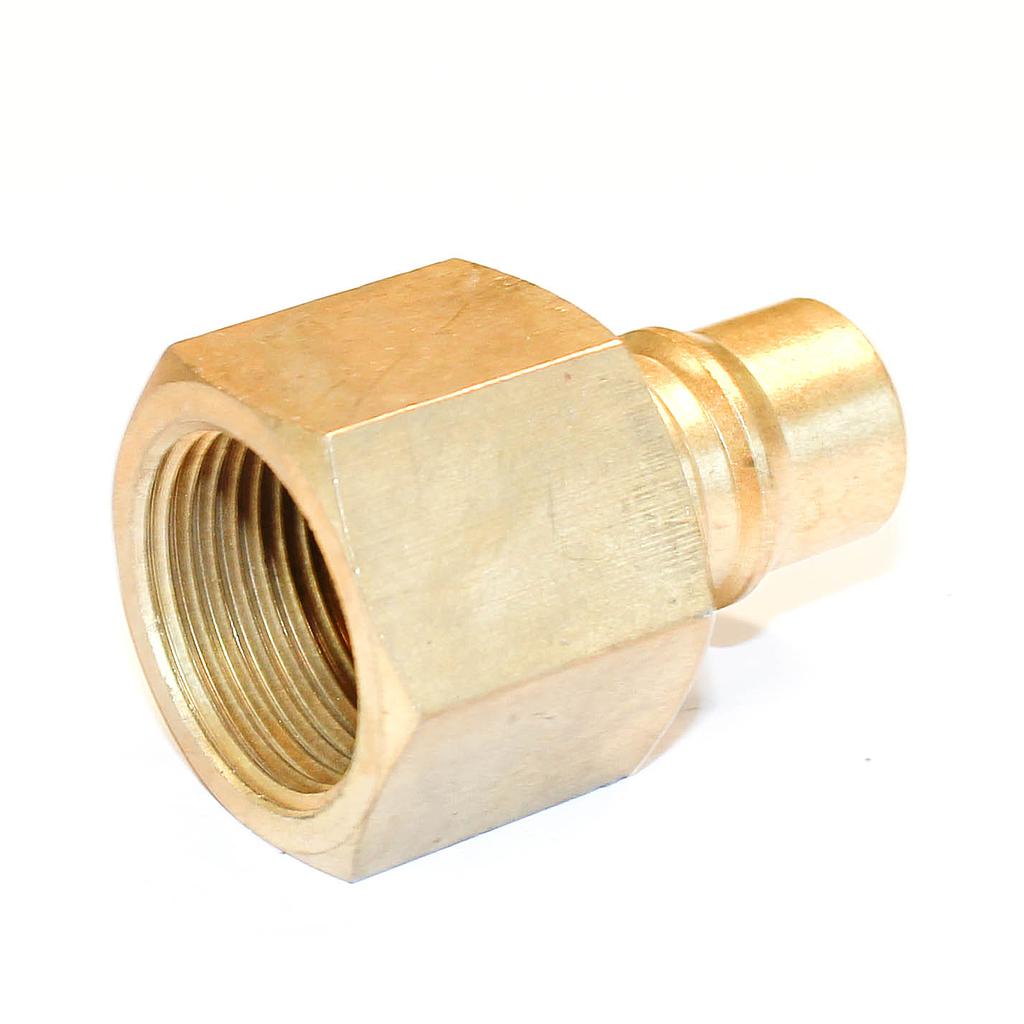 351445-COUPLER QUICK-CONNECT BRASS, 600PF RC-3/4