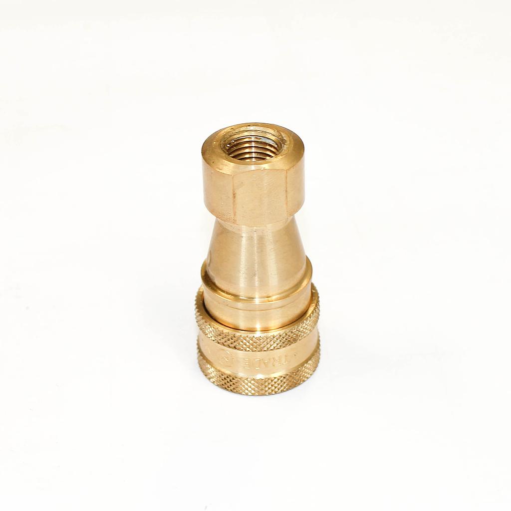 351512-COUPLER QUICK-CONNECT BRASS, 2S-A RC-1/4