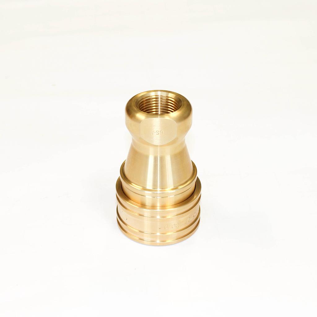 351515-COUPLER QUICK-CONNECT BRASS, 6S-A RC-3/4