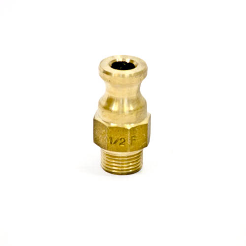 351765-COUPLING CAM&GROOVE BRASS, F PLUG W/MALE THREAD 1/2?