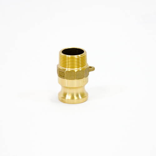 351768-COUPLING CAM&GROOVE BRASS, F PLUG W/MALE THREAD 1-1/4?