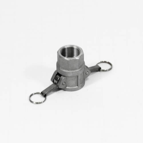 351803-COUPLING CAM&GROOVE ALUM ALLOY, D SOCKET W/FEMALE THREAD 1?