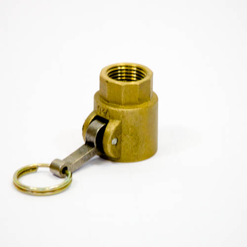 351815-COUPLING CAM&GROOVE BRASS, D SOCKET W/FEMALE THREAD 1/2?