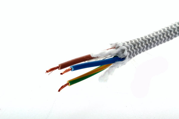 794206-CABLE LAMP COTTON COVERED, 0.75MM/SQX2C