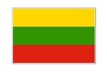 371128-FLAG NATIONAL 4?X 6? BUNTING, LITHUANIA