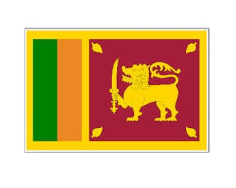 371142-FLAG NATIONAL 4?X 6? BUNTING, SRI LANKA