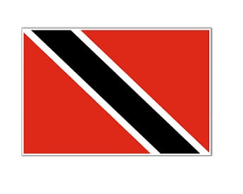371145-FLAG NATIONAL 4?X 6? BUNTING, TRINIDAD AND TOBAGO