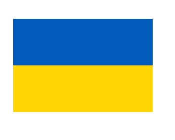 371146-FLAG NATIONAL 4?X 6? BUNTING, UKRAINE