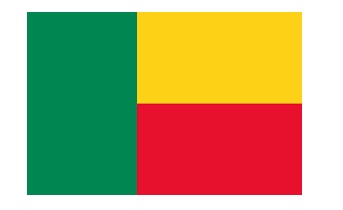 371151-FLAG NATIONAL 4?X 6? BUNTING, BENIN