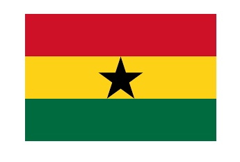 371160-FLAG NATIONAL 4?X 6? BUNTING, GHANA