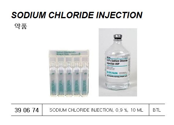 390674-SODIUM CHLORIDE 0.9% INFUSION, 10ML