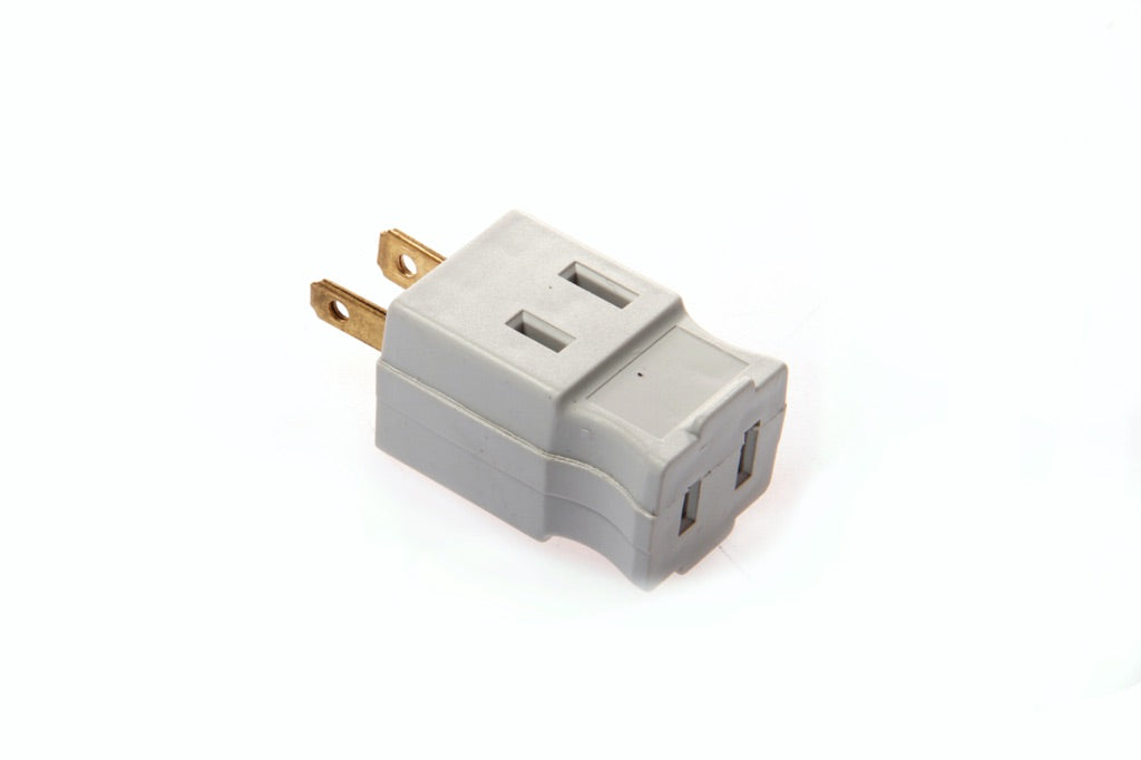 792981-RECEPTACLE 2-FLAT PIN 3-WAY, WITH ONE WAY PLUG