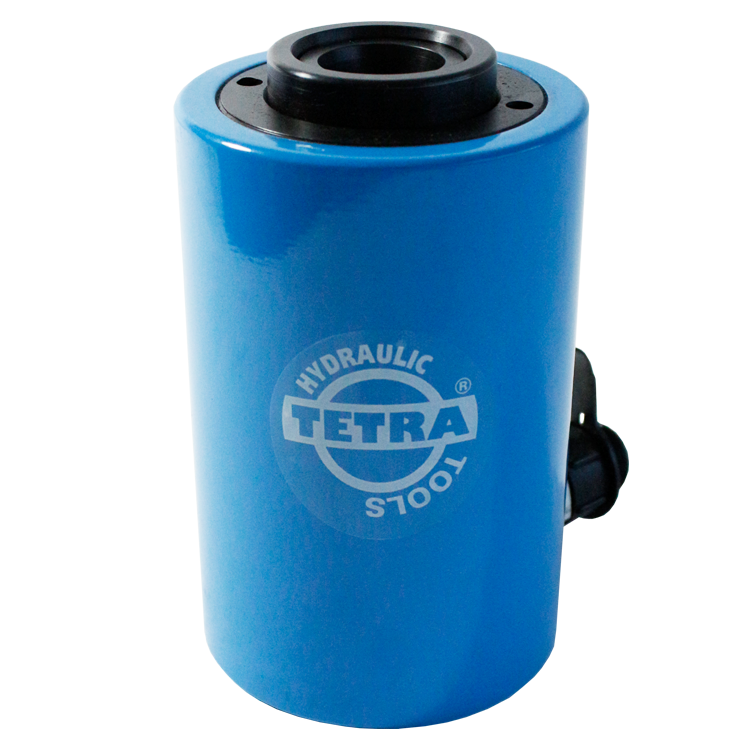 615140-TETRA HHYG-30100, Hydraulic Cylinder, spring return type, 30 ton, stroke 100 mm, closed height 187 mm, IMPA 615140