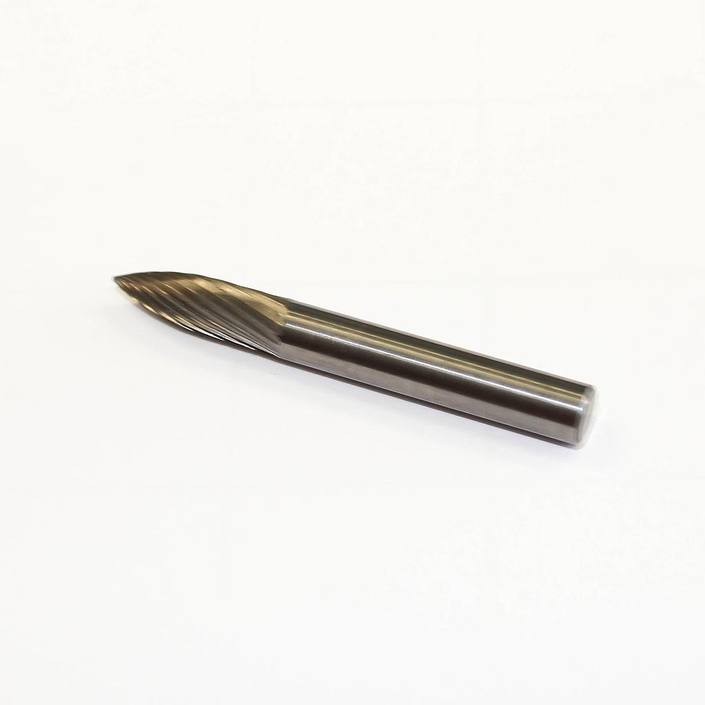 632532-ROTARY BUR CARBIDE TYPE-D, 6MM SHANK/6MM BLADE