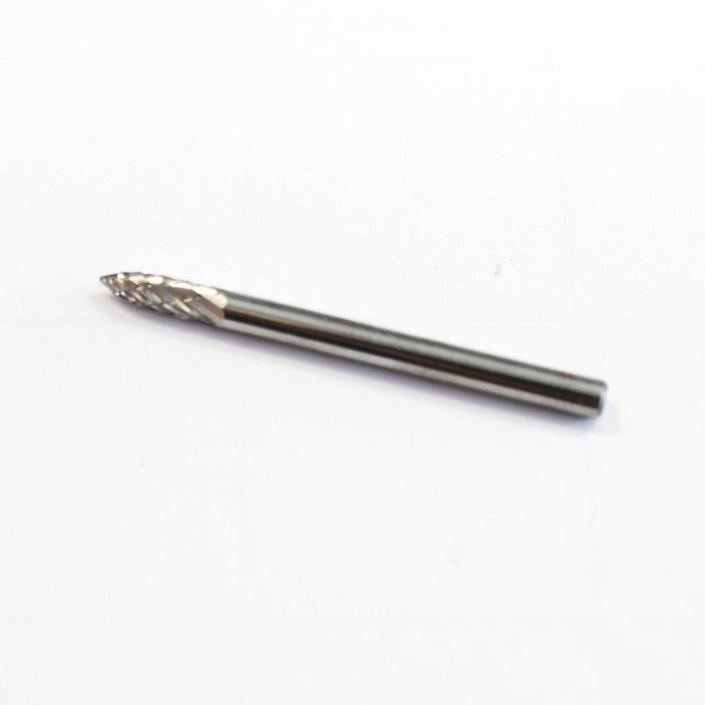 632551-ROTARY BUR CARBIDE TYPE-F, 3MM SHANK/3MM BLADE