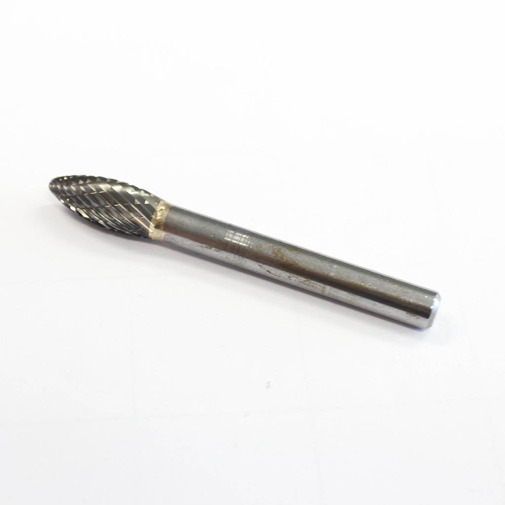 632556-ROTARY BUR CARBIDE TYPE-G, 6MM SHANK/8MM BLADE