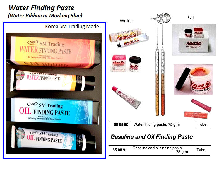 Fuel Finding Powder 650891-GASOLINE AND OIL FINDING PASTE, 75GRM BLUE TO RED