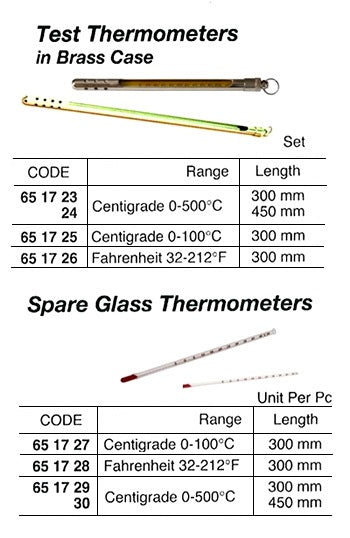 651727-THERMOMETER GLASS REFILL, 0-100DEG.C 300MM