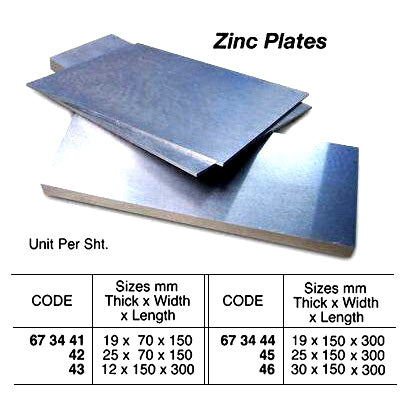 673445-ZINC PLATE 25X150X300MM